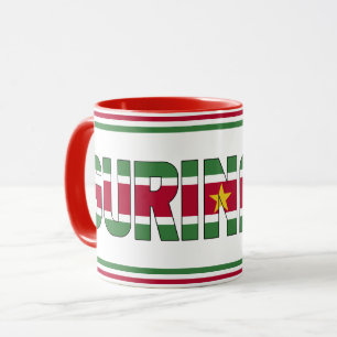 Taza "Sippin' with Surinam" café patriótico
