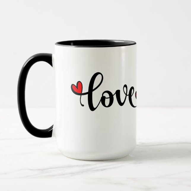 Taza Sipping Love, One Cup at a Time (Izquierda)