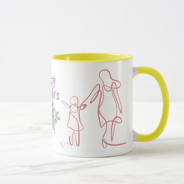Taza Sips de amor - Mugs felices del Día de la Madre (Derecha)