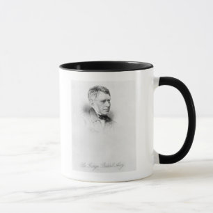 Taza Sir George Biddell Airy, grabado por C.H. Jeens