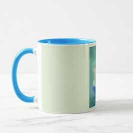 Taza Sirena azul