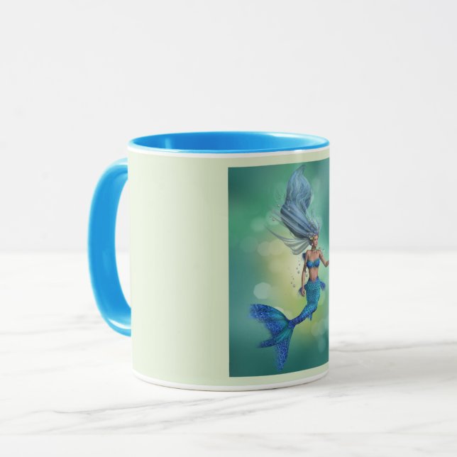 Taza Sirena azul (Anverso izquierdo)