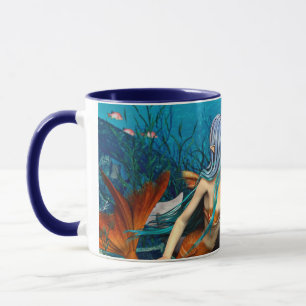 Taza Sirena con delfín