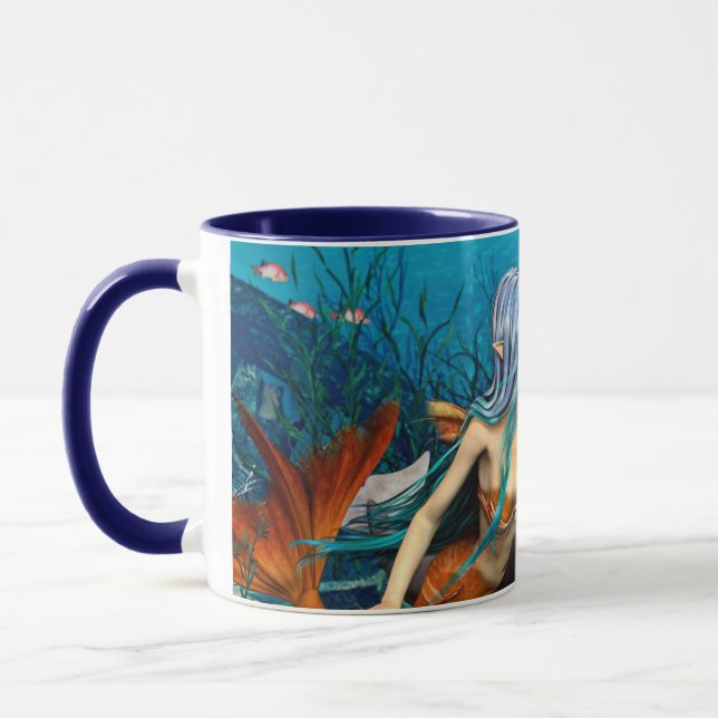 Taza Sirena con delfín (Izquierda)