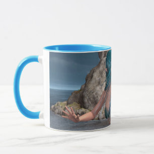 Taza Sirena por la noche
