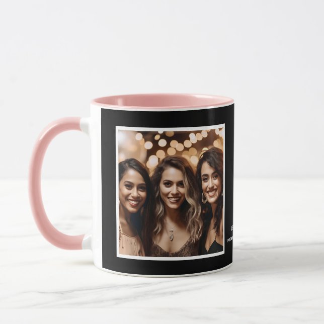 Taza Sis Sister Love You Photos Modern Black White C00 (Izquierda)