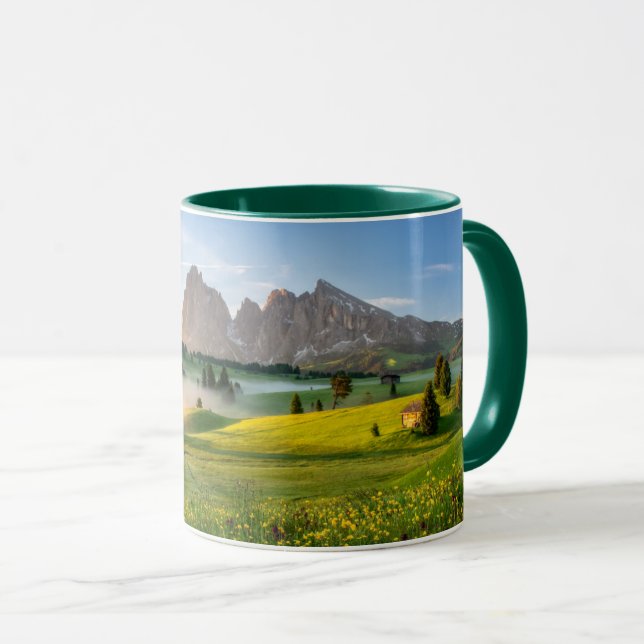 Taza Siser Alm, Alpes Dolomitas, Italia (Anverso derecho)