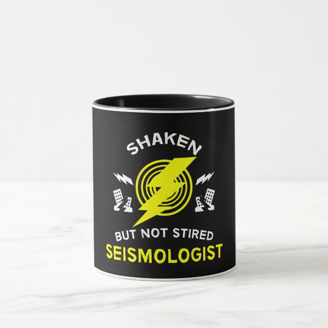 Taza Sismólogo | Sismología | Científico | Geología (Centro)