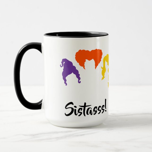 Taza ¡Sistassas! Hocus Pocus Tema Cae Café Mug (Izquierda)