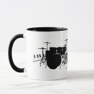 Taza Sistema del tambor y teclado de piano