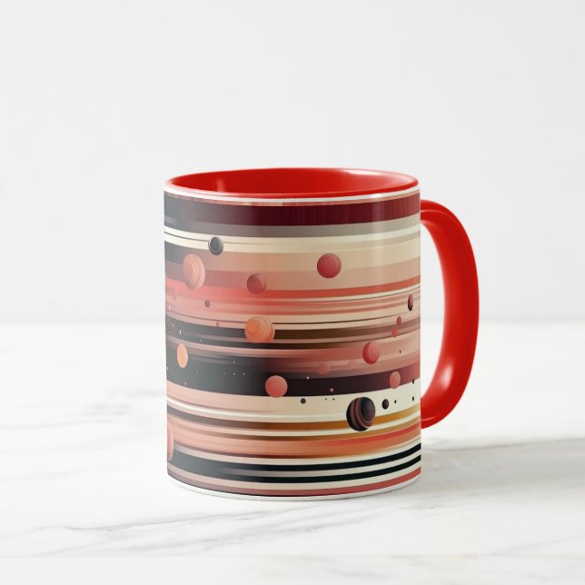 Taza Sistema planetario. Utiliza elementos de diseño mo (Anverso derecho)