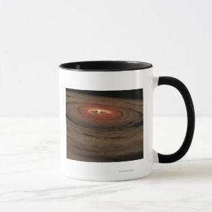 Taza Sistema Solar del concepto del artista mini en la