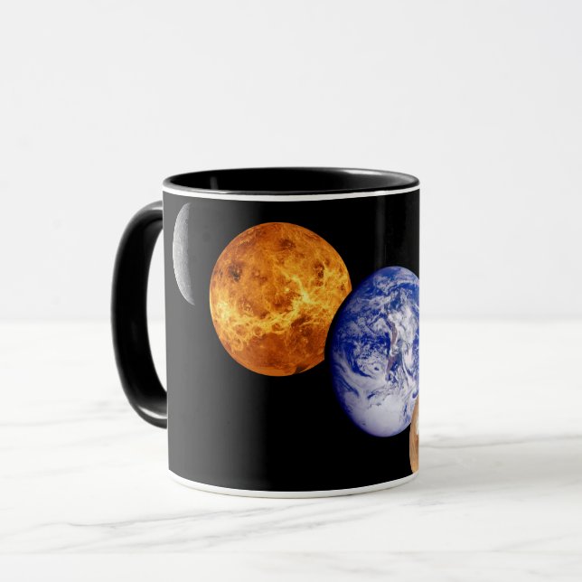 Taza Sistema solar Montaje Fotos del Planeta JPL (Anverso izquierdo)