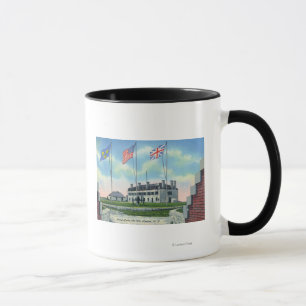 Taza Sitio del oficial al mando en castillo francés
