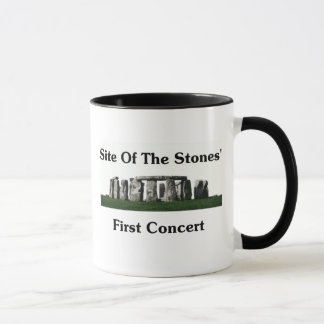 Taza Sitio del primer concierto de las piedras