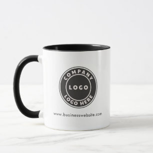 Taza Sitio web de la empresa con logotipo comercial mod