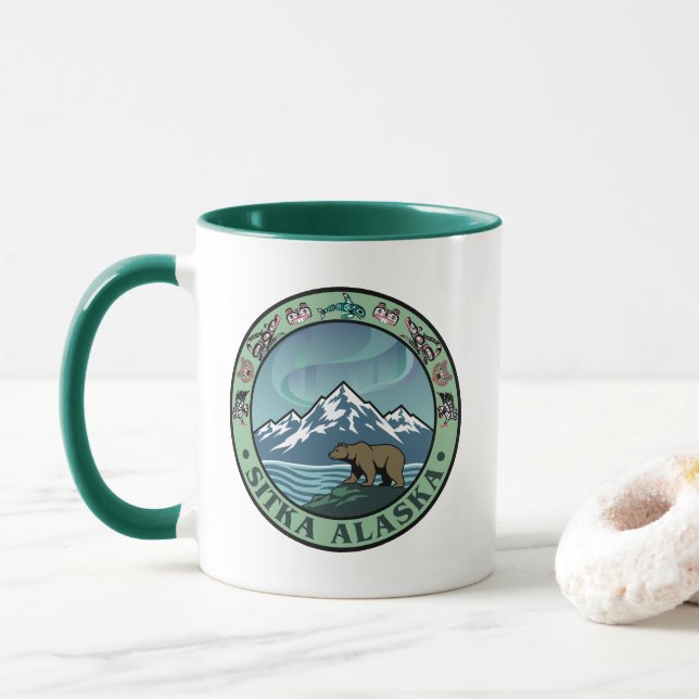Taza Sitka Alaska United States (Con donut)