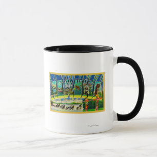 Taza Skagway, Alaska - Escenas de letras grandes