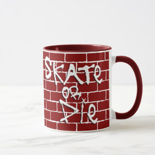 Taza Skate o muere café Mug