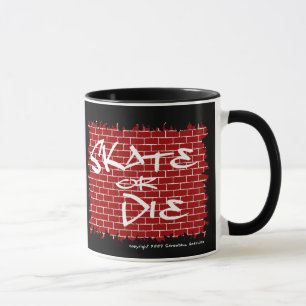 Taza Skate O Muere Café Mug