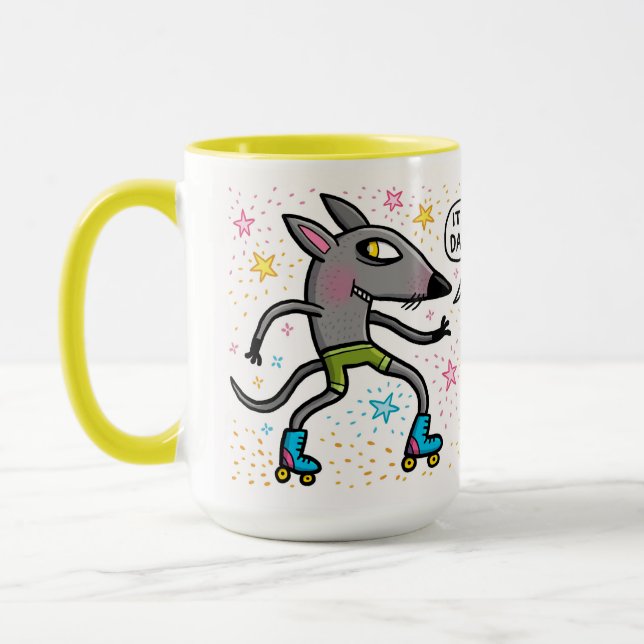 Taza Skate rat mugg, it’s a good day to skate (Izquierda)