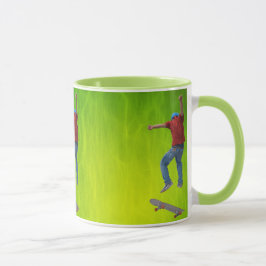 Taza Skateboarder consigue algo de Air Action Street Ku