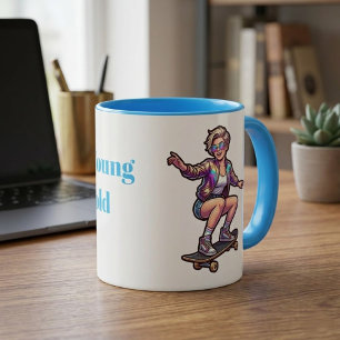 Taza Skater Girl: Sara por Siempre Joven