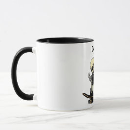 Taza Skeleton Cansado Muerto Coffee Mug