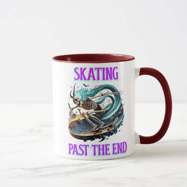 Taza Skeleton En El Infierno (Derecha)