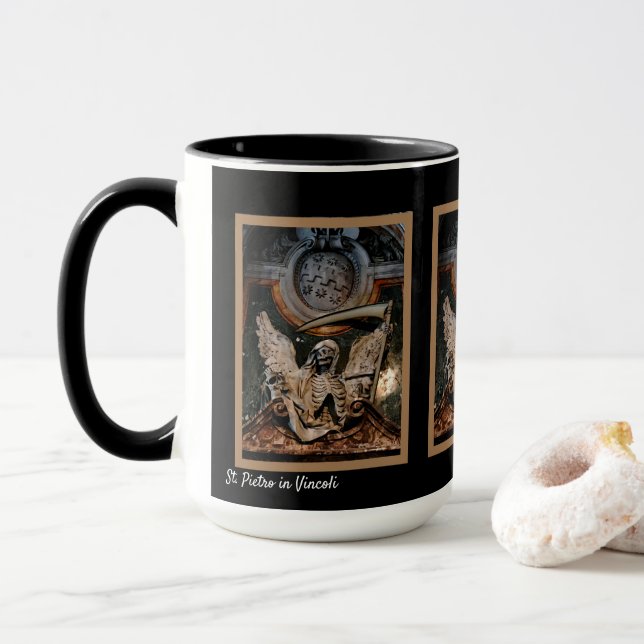 Taza Skeleton gótico Mug (Con donut)