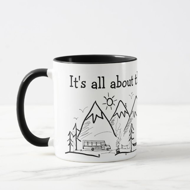 Taza Skoolie Life 2 (Izquierda)