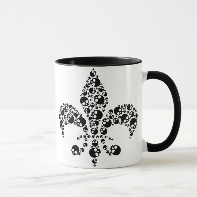 Taza Skull Fleur De Lis (Derecha)