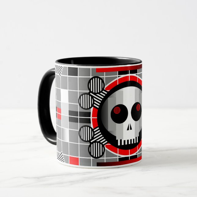Taza Skull TV ringer mug (Anverso izquierdo)