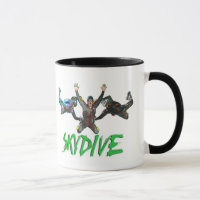 Skydive - texto verde