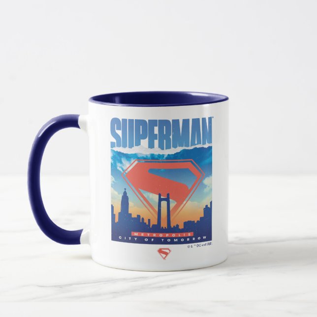 Taza Skyline de Superman Metropolis (Izquierda)