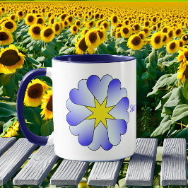 Taza Slava Ukraini Sunflower
