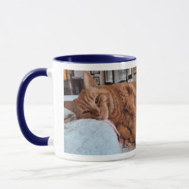 Taza Sleepy Ginger Cat Mug matutino
