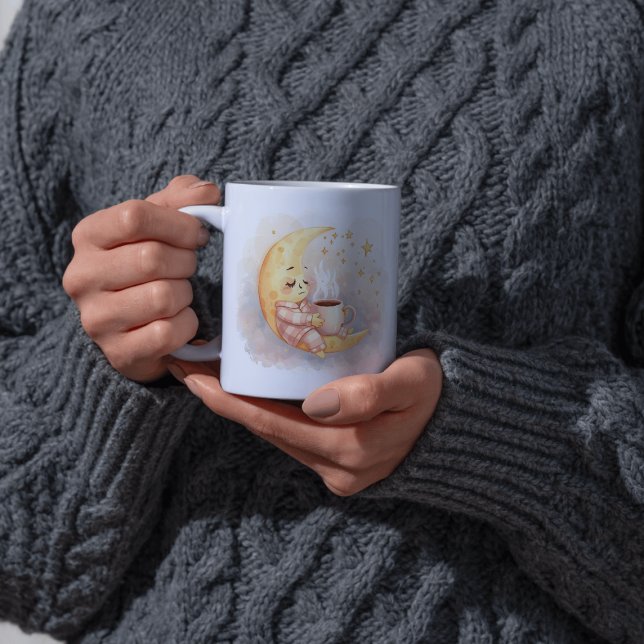 Taza Sleepy Moon Coffee Mug – Cozy Night Dream (Subido por el creador)