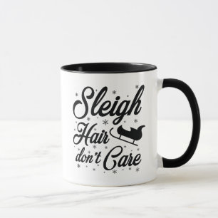 Taza Sleigh Hair no le importa