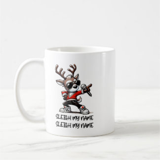 Taza Sleigh My Name, divertida taza de café de Nav