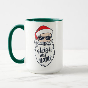Taza Sleigh My Name Santa Navidades