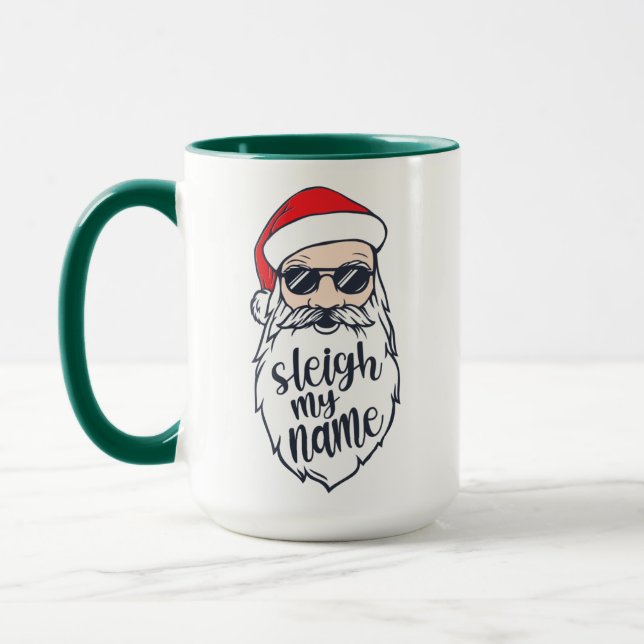Taza Sleigh My Name Santa Navidades (Izquierda)