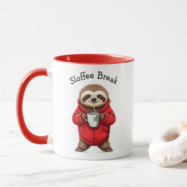 Taza Sloffee Rompe café Gracioso (Con donut)