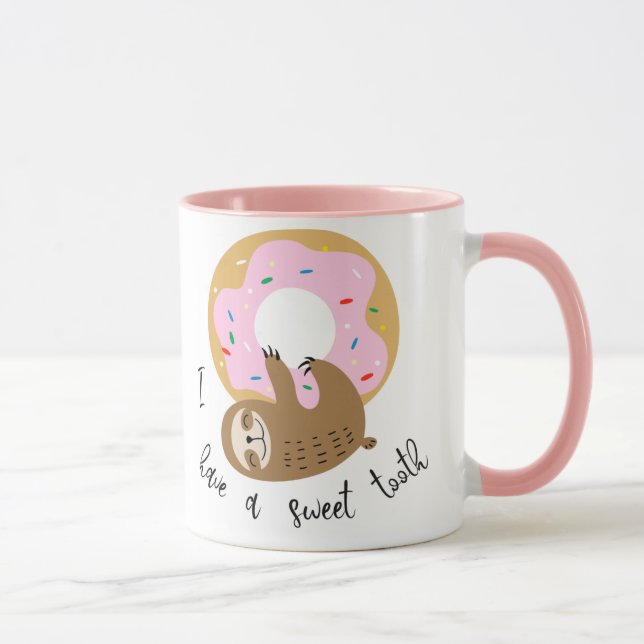 Taza Sloth animado (Derecha)