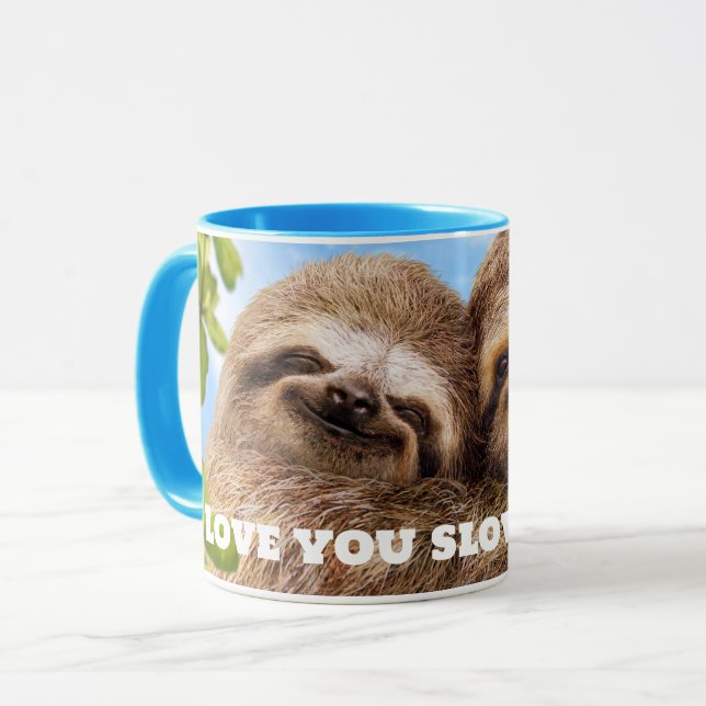 Taza Sloth Couple (Anverso izquierdo)