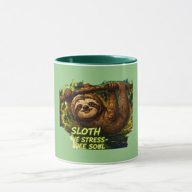 Taza Sloth the Stress, Free Soul (Centro)