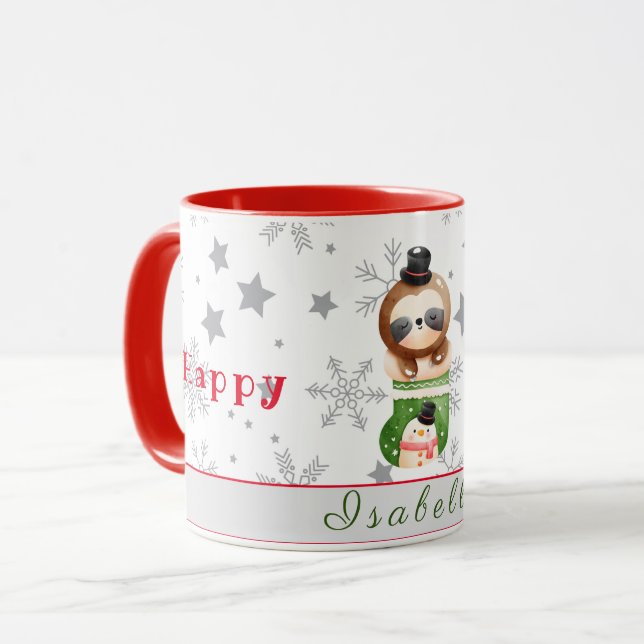 Taza Slots Holidays Personalizar Texto y nombre (Anverso izquierdo)