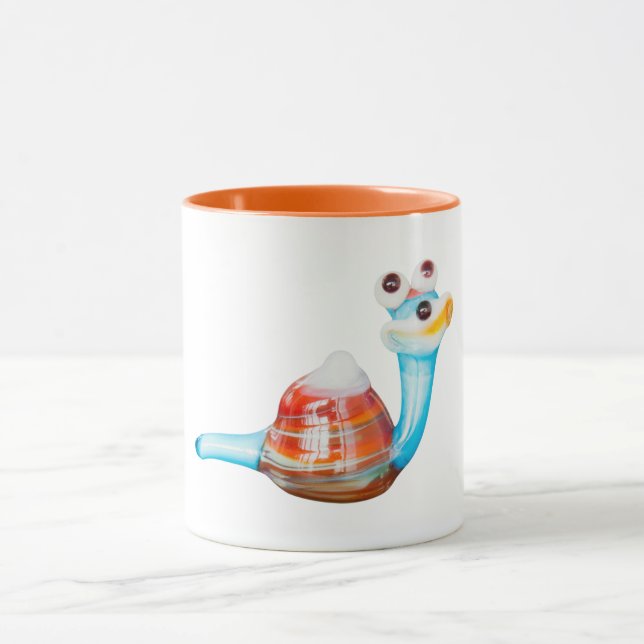 TAZA SNAIL DE VIDRIO SONRIENTE (Centro)