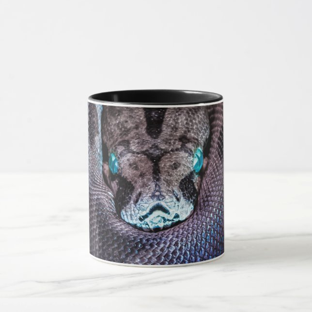 Taza Snake boa anaconda python reptile piel de serpient (Centro)