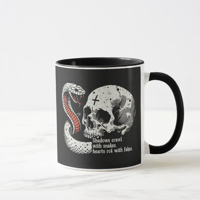 Taza Snake Y Skull (Derecha)